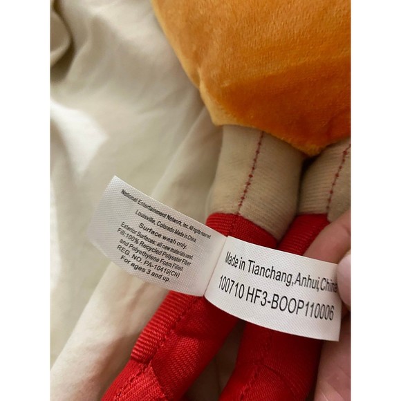 2011 Betty Boop Valentines “Hug Me!” Orange Heart 16’ New with‎ tags. - Picture 5 of 8